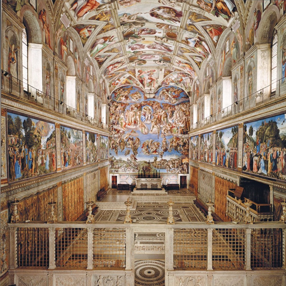 The Sistine Chapel Ceiling Of Michelangelo